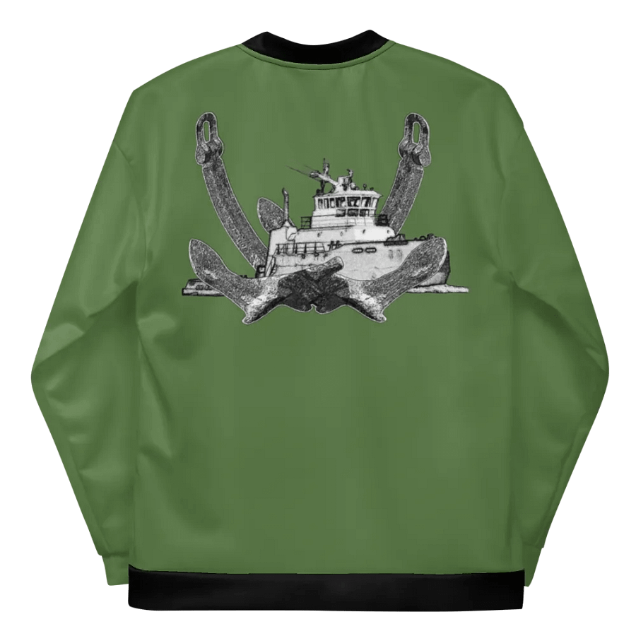 Twin Anchor Titan tug Green Bomber Jacket product image (12)