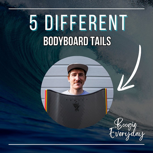 Let’s chat about bodyboard tails and the purpose of each shape! These are 5 of the most common tails found in bodyboarding… w...