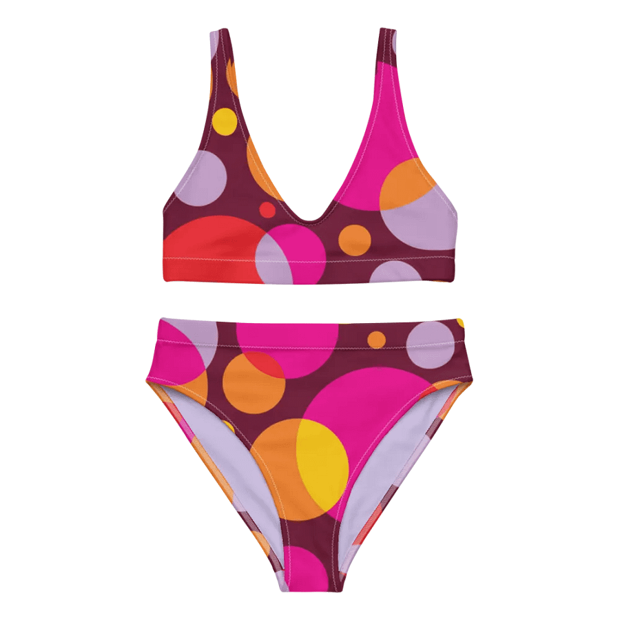 Vivid Energy Circle High-Waisted Bikini Set product image (2)