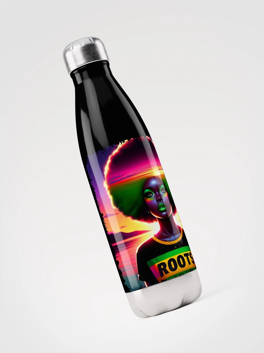 Neon Afro ROOTS Stainless Steel Water Bottle product image (5)