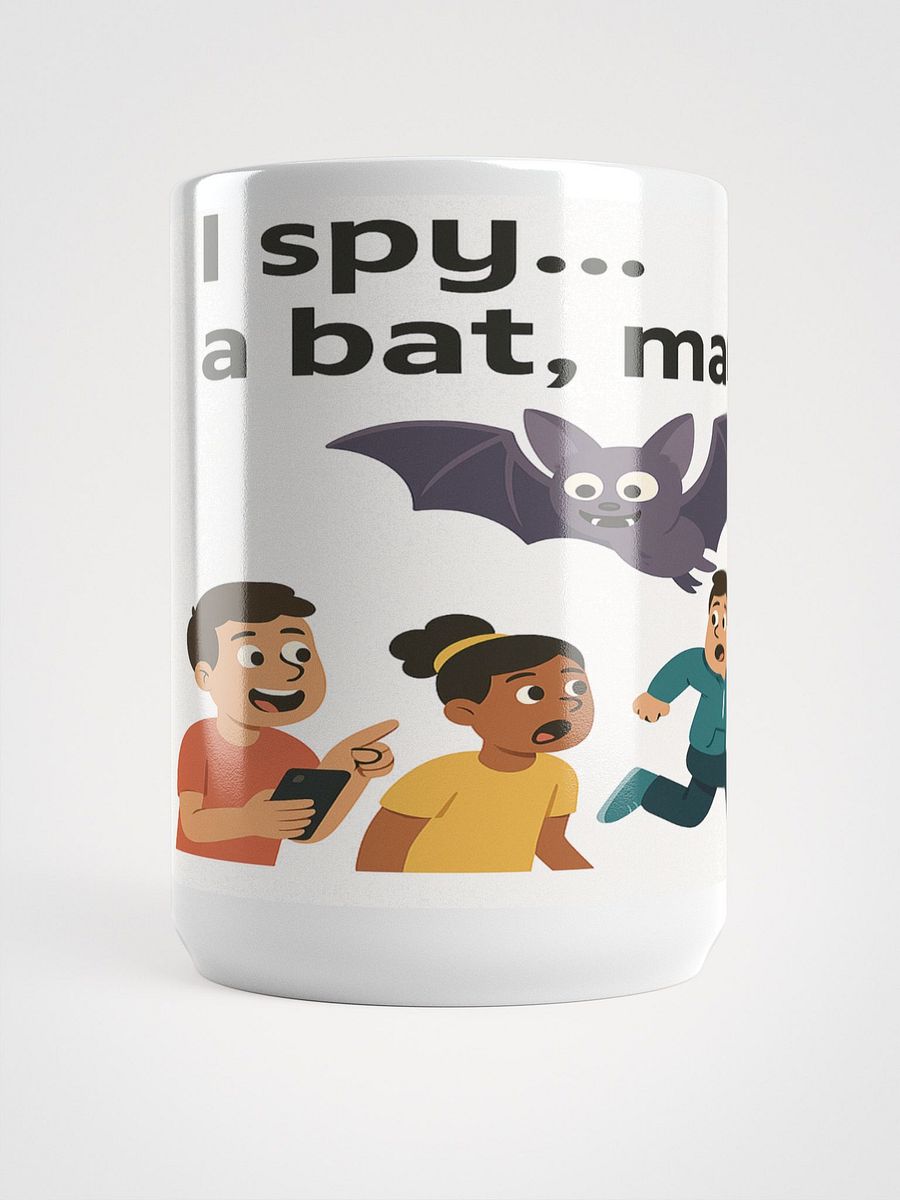 Bat Mania White Glossy Mug product image (5)