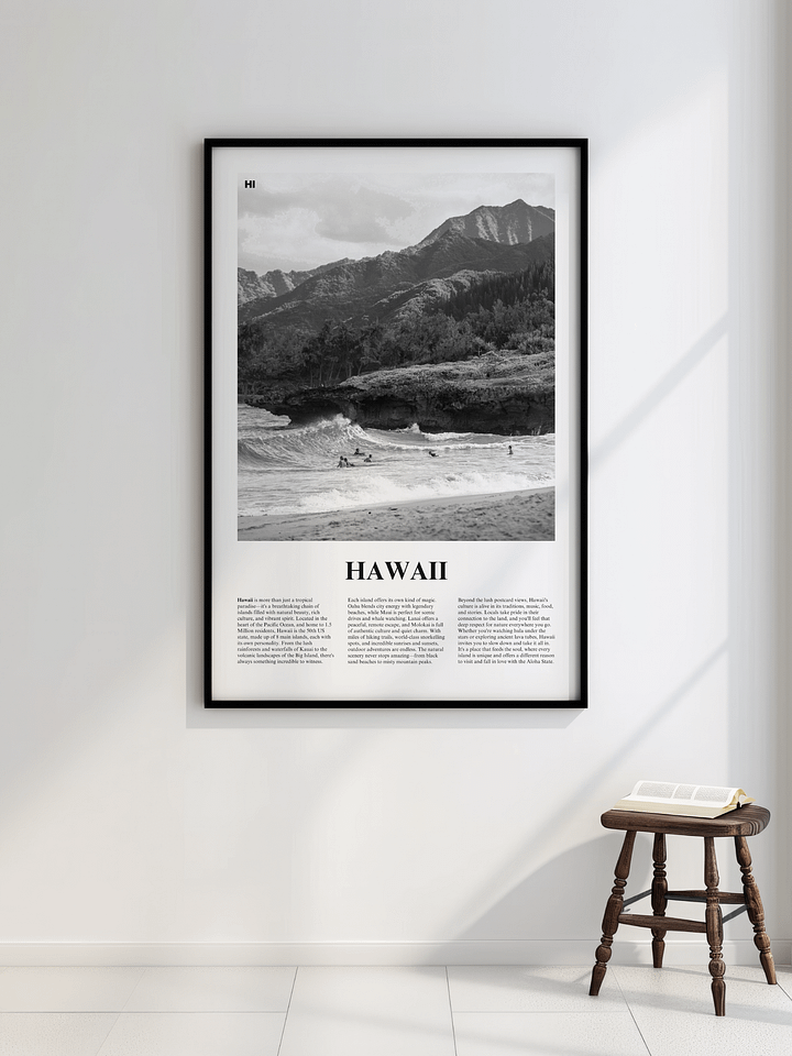 Hawaii 01 Newspaper Poster product image (4)