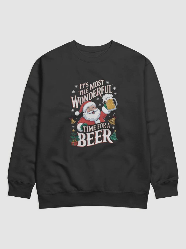 Santa’s Holiday Cheers Cotton Heritage Premium Sweatshirt product image (1)