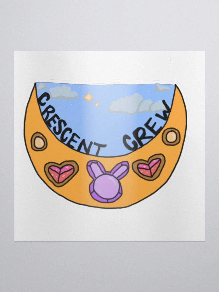 crescent crew sticker product image (1)