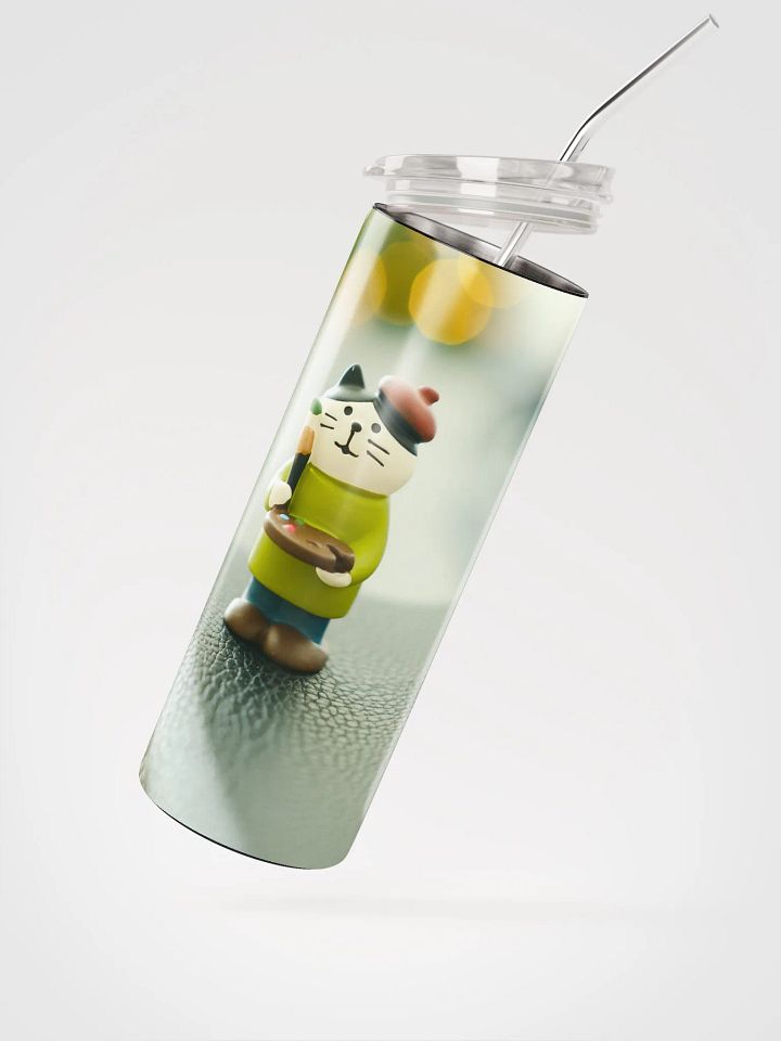 Artistic Cat Stainless Steel Tumbler product image (2)