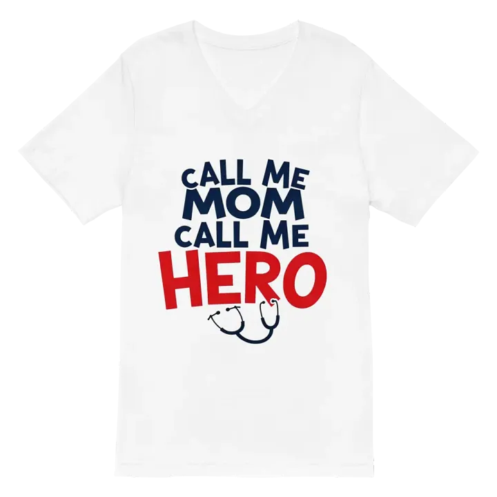 Heroic Mom V-Neck Tee product image (2)