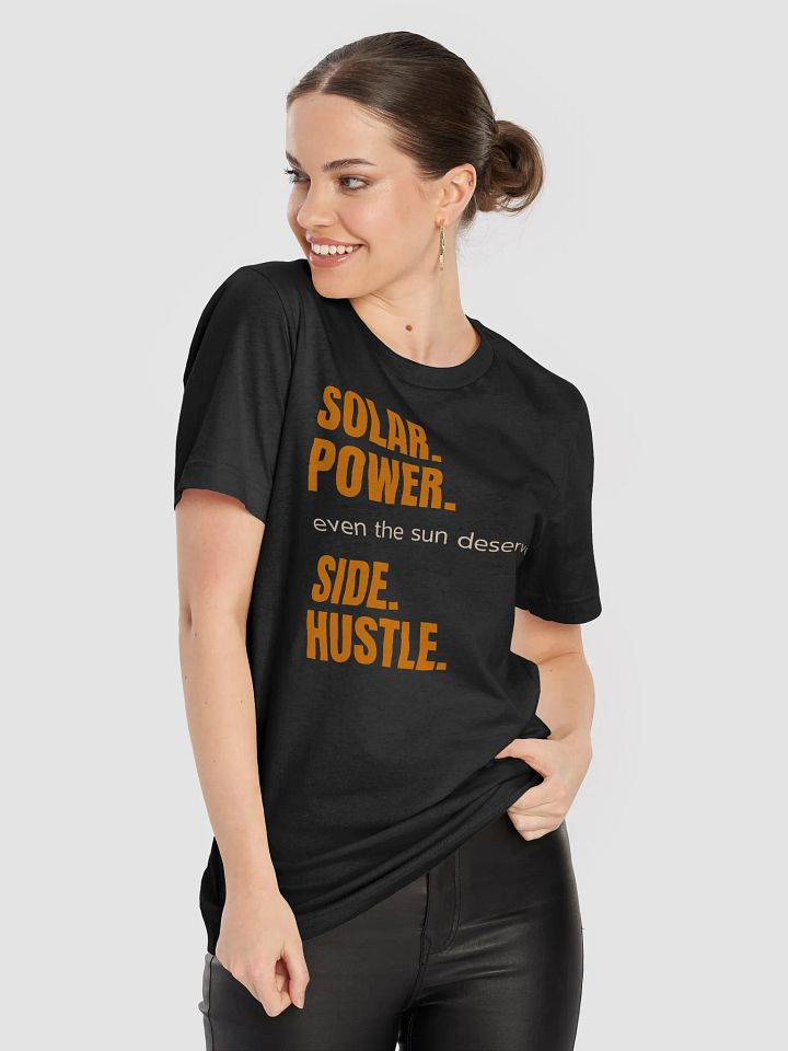 Solar Power Side Hustle Tshirt Design product image (1)