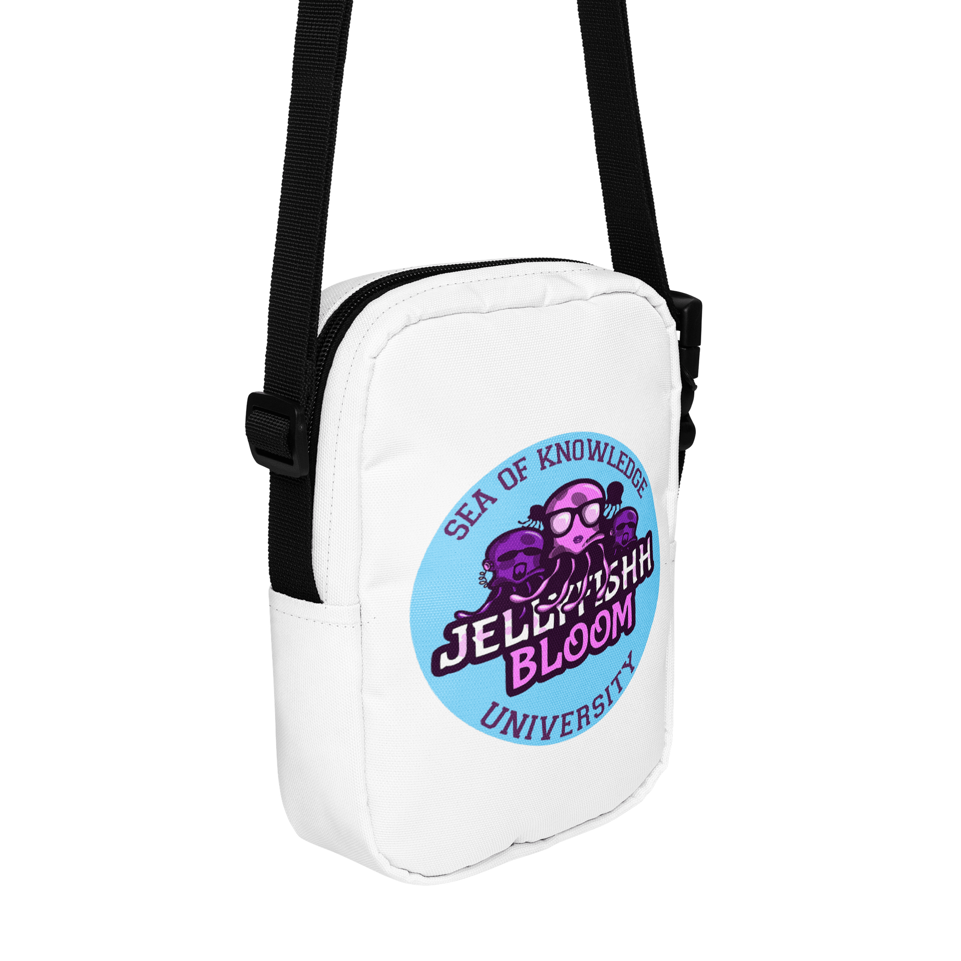 Jellyfishhbloom Sea of Knowledge University Crossbody Bag product image (4)