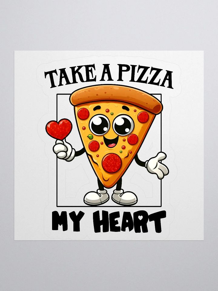 Take a Pizza my Heart Sticker product image (2)