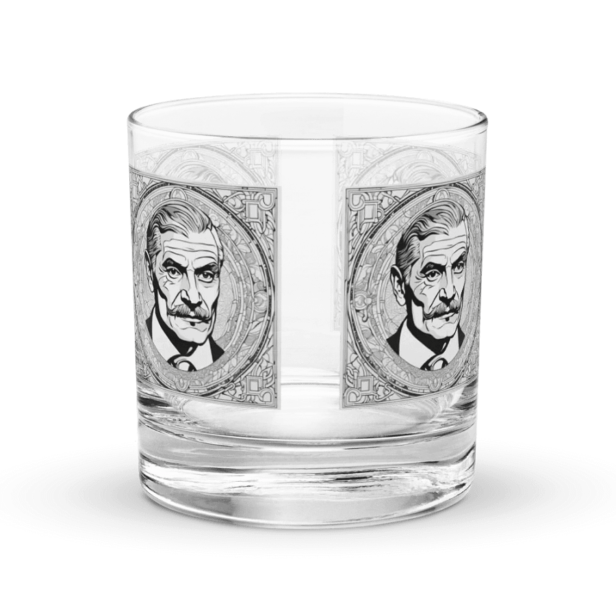 Gentleman's Portrait Etched Rocks Glass product image (4)