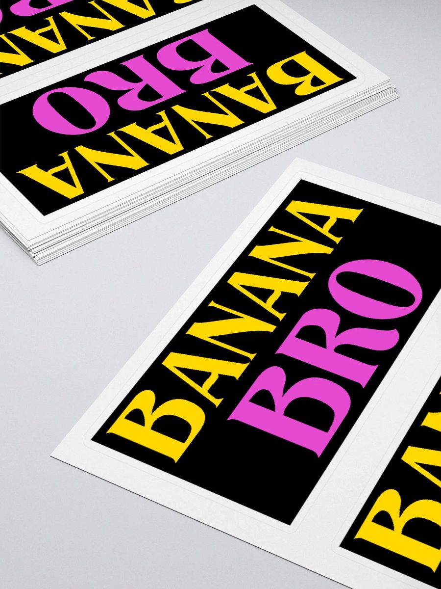 Banana Bro 2x stickers product image (4)