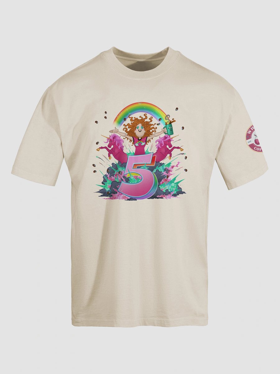 LadyAm5Years Oversized Faded Tee product image (35)