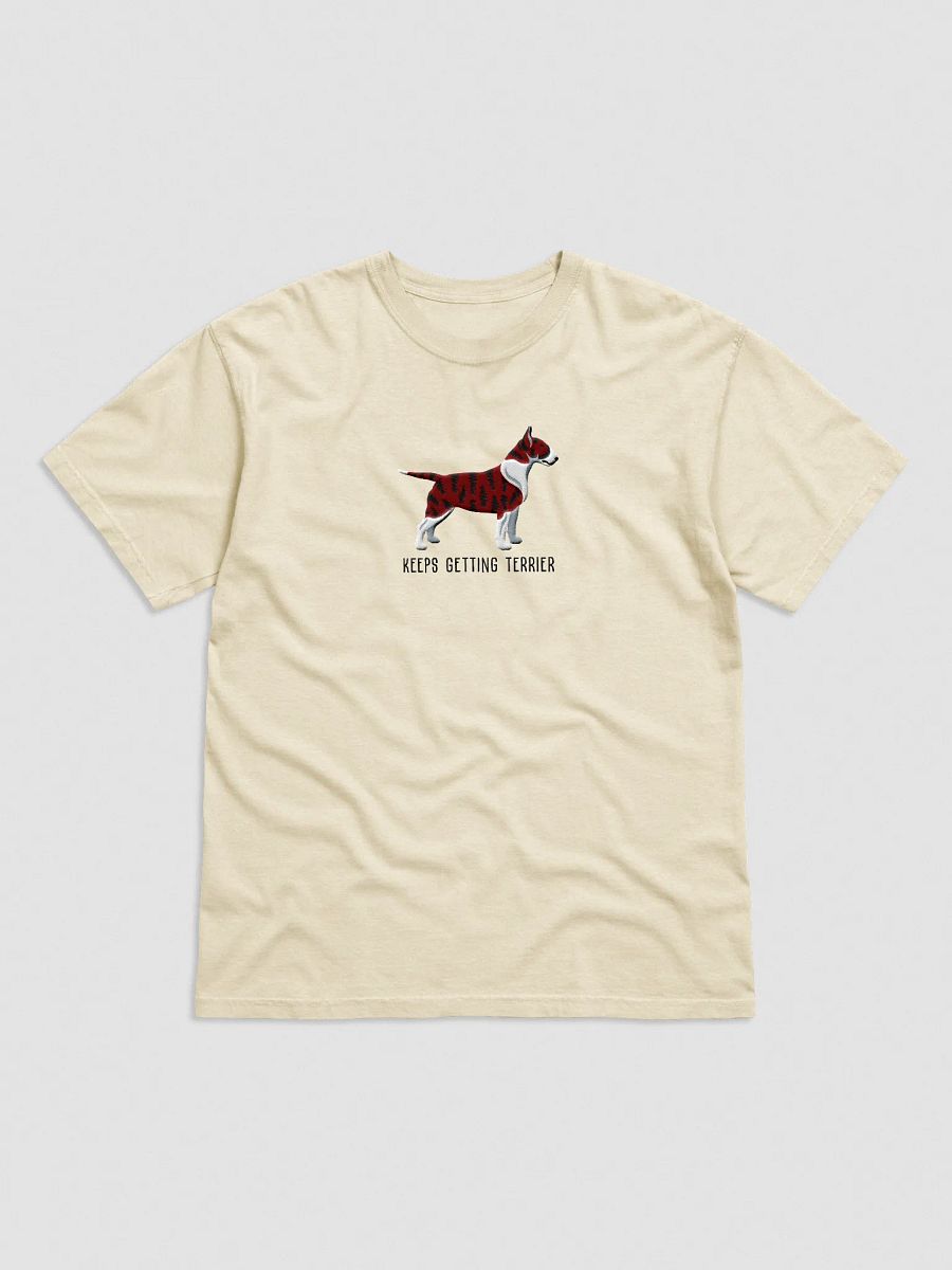 Keeps Getting Terrier T-Shirt(Embroidered) of an English Bull Terrier(Brindle) product image (25)