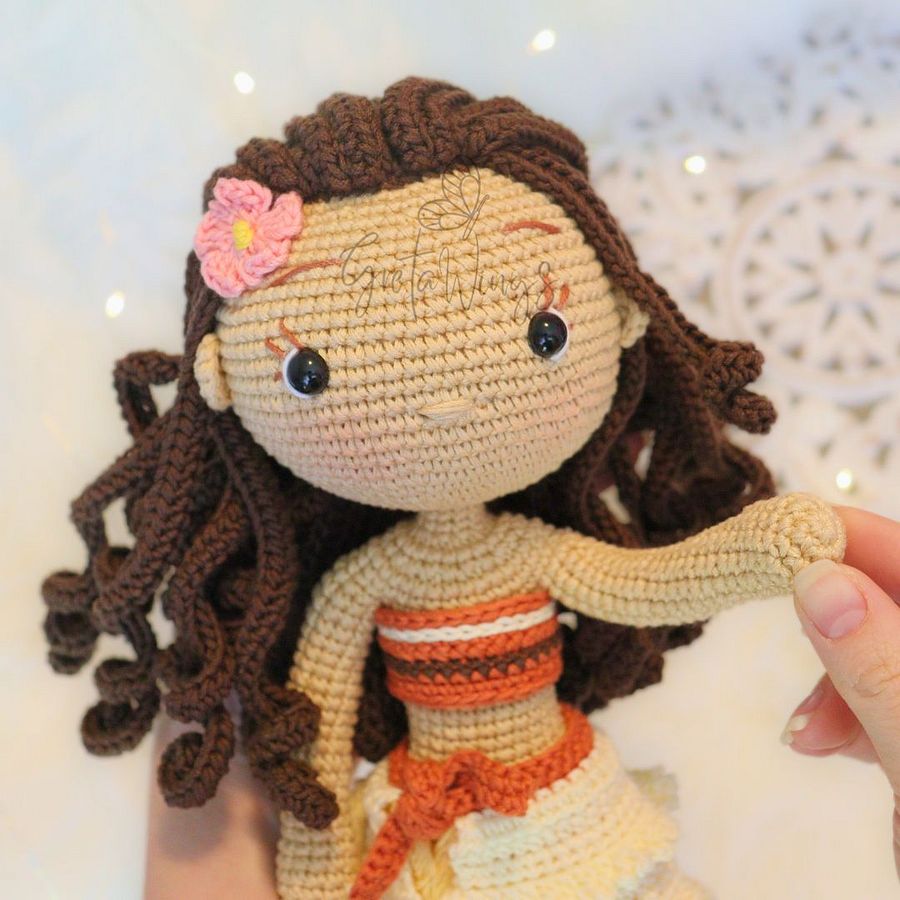 Patrón de Amigurumi de la Princesa Moana (Descarga Digital) product image (2)