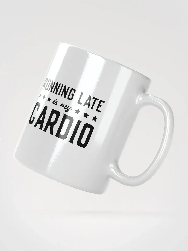 Running Late is My Cardio Funny Retro Student Mug product image (2)