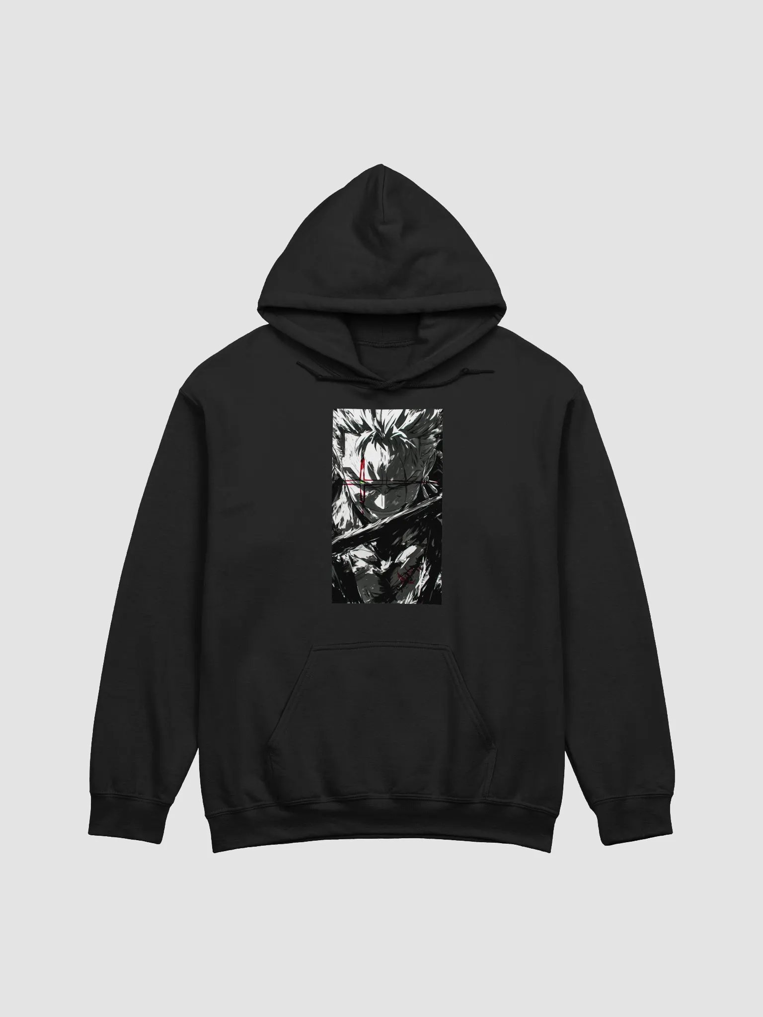Zoro Roronoa One Piece Monochrome Hoodie product image (9)