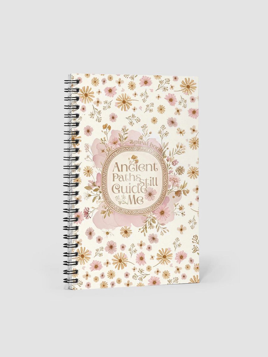 Ancient paths floral Spiral Notebook product image (3)