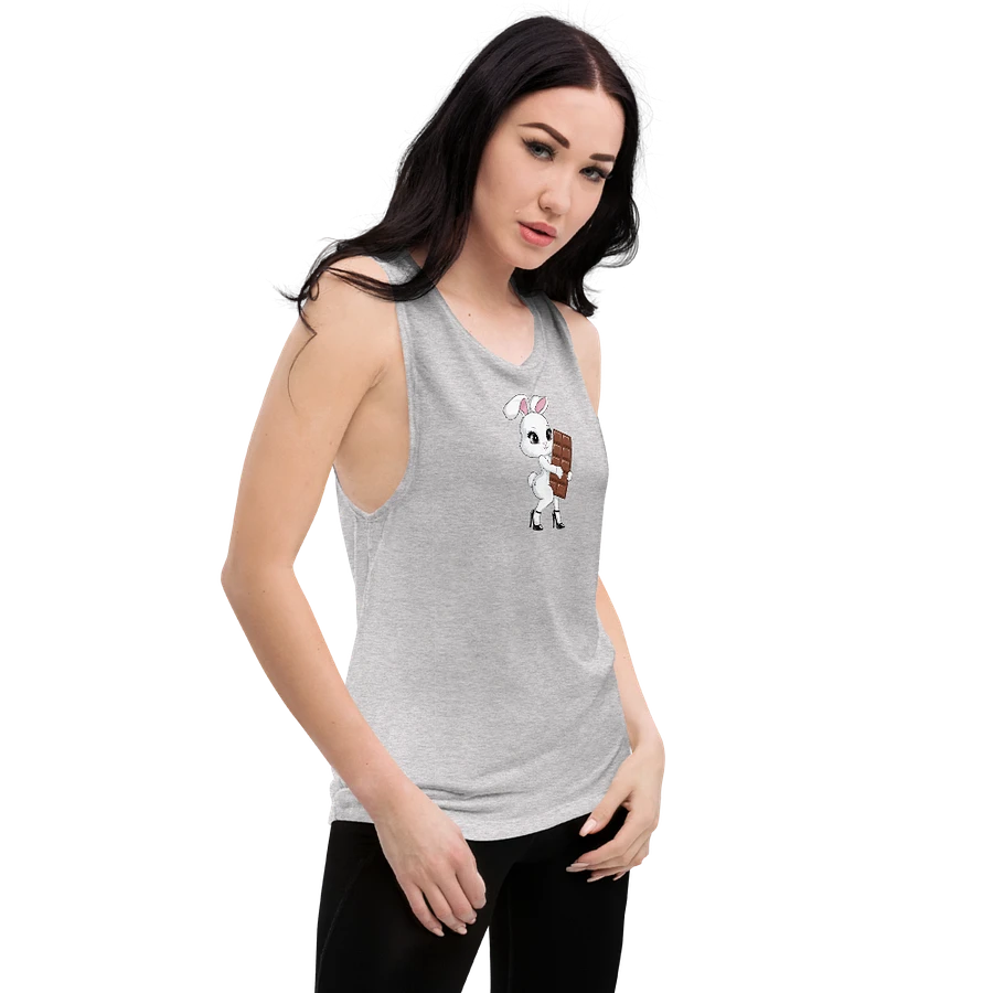 QOS Snow bunny with chocolate bar flowy tank top product image (57)