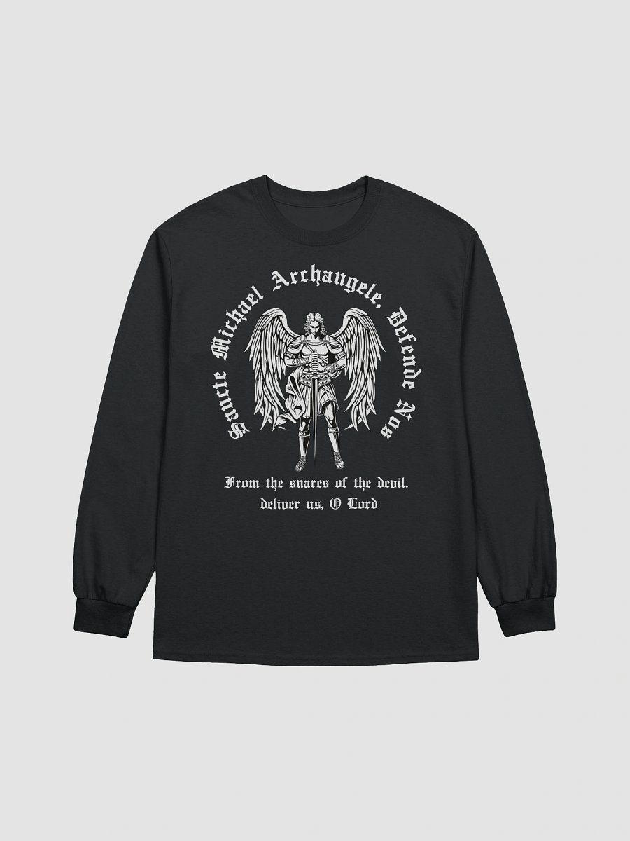 St.Michael WHITE gym gear Long Sleeve T-Shirt product image (2)
