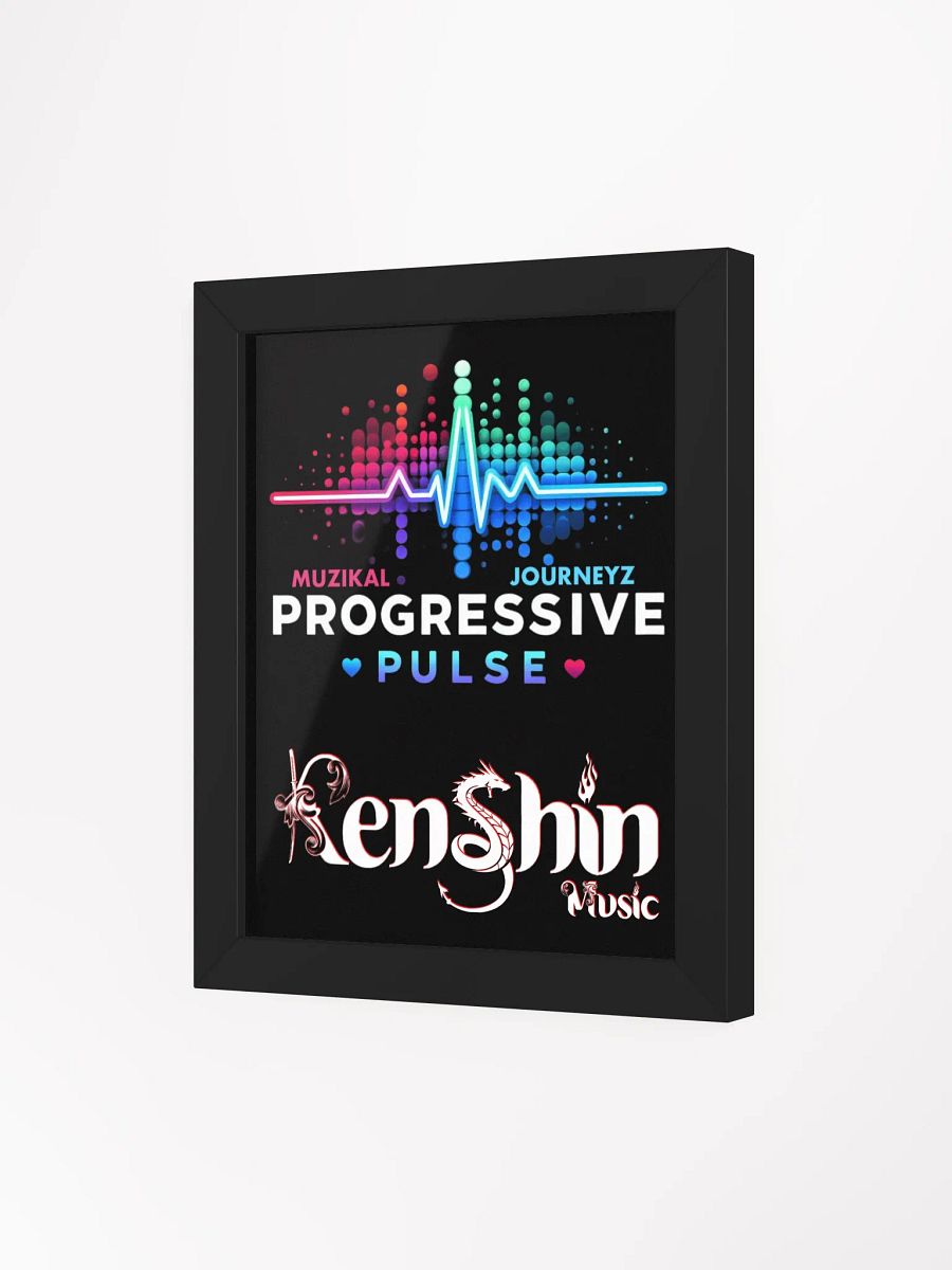 Progressive Pulse Soundwave Framed Poster product image (3)