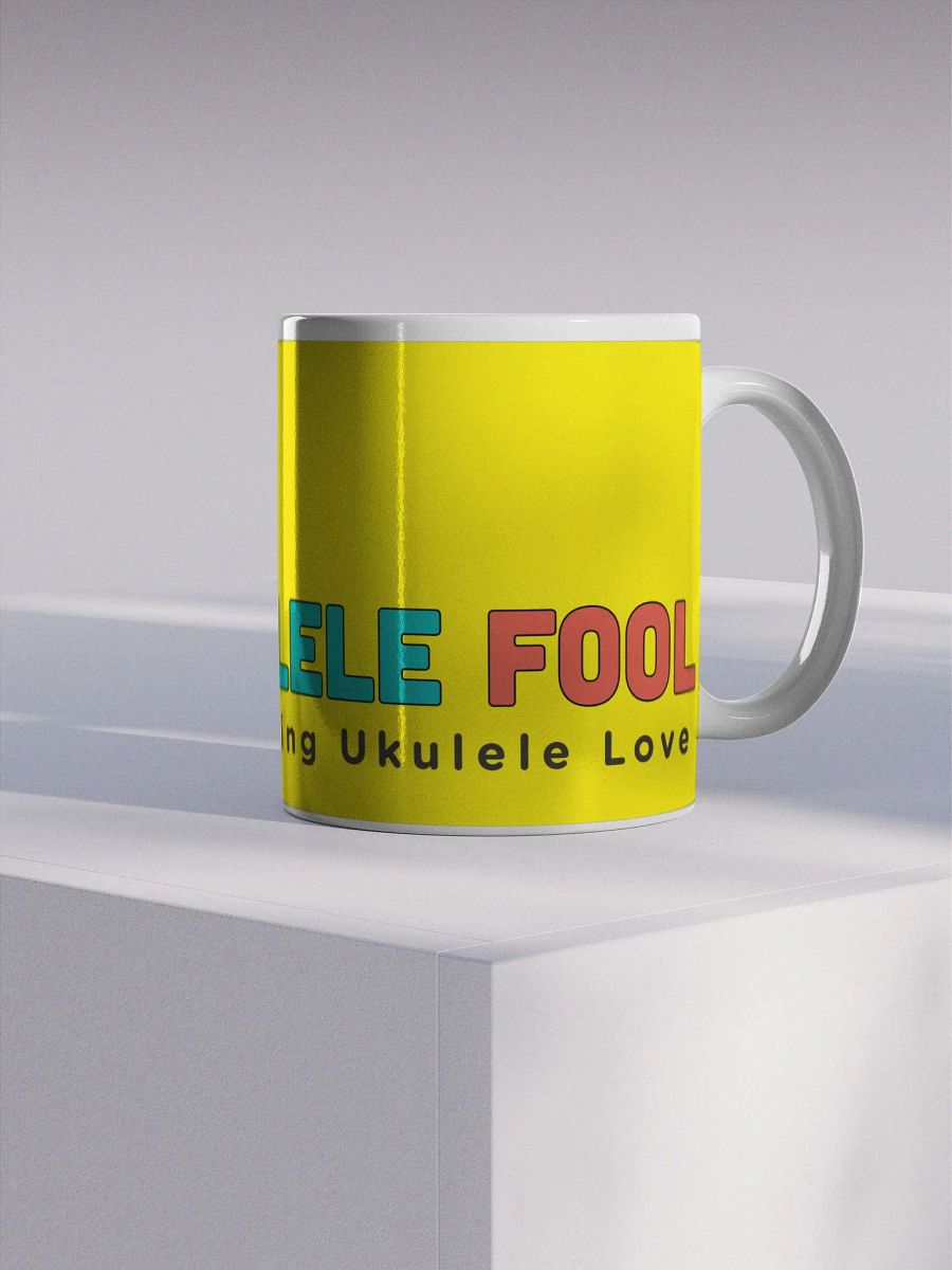 The Ukulele Fool Coffee Mug - Yellow product image (4)
