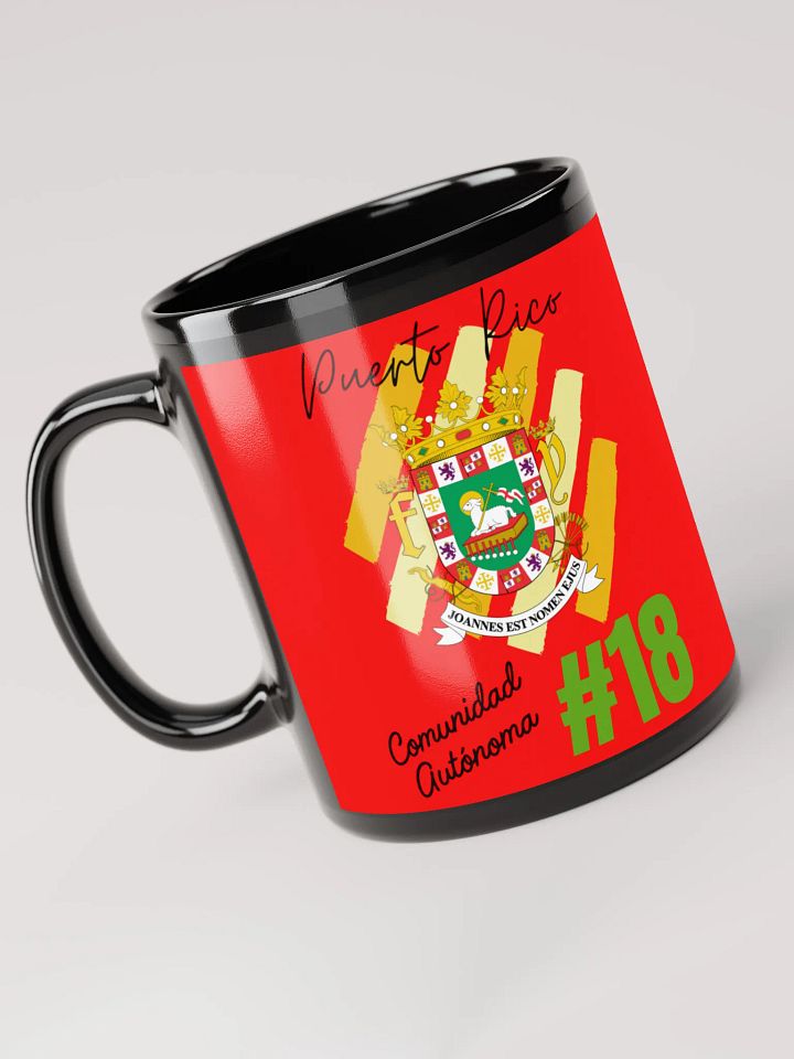 Taza cerámica negra - Comunidad Autónoma 18 product image (2)