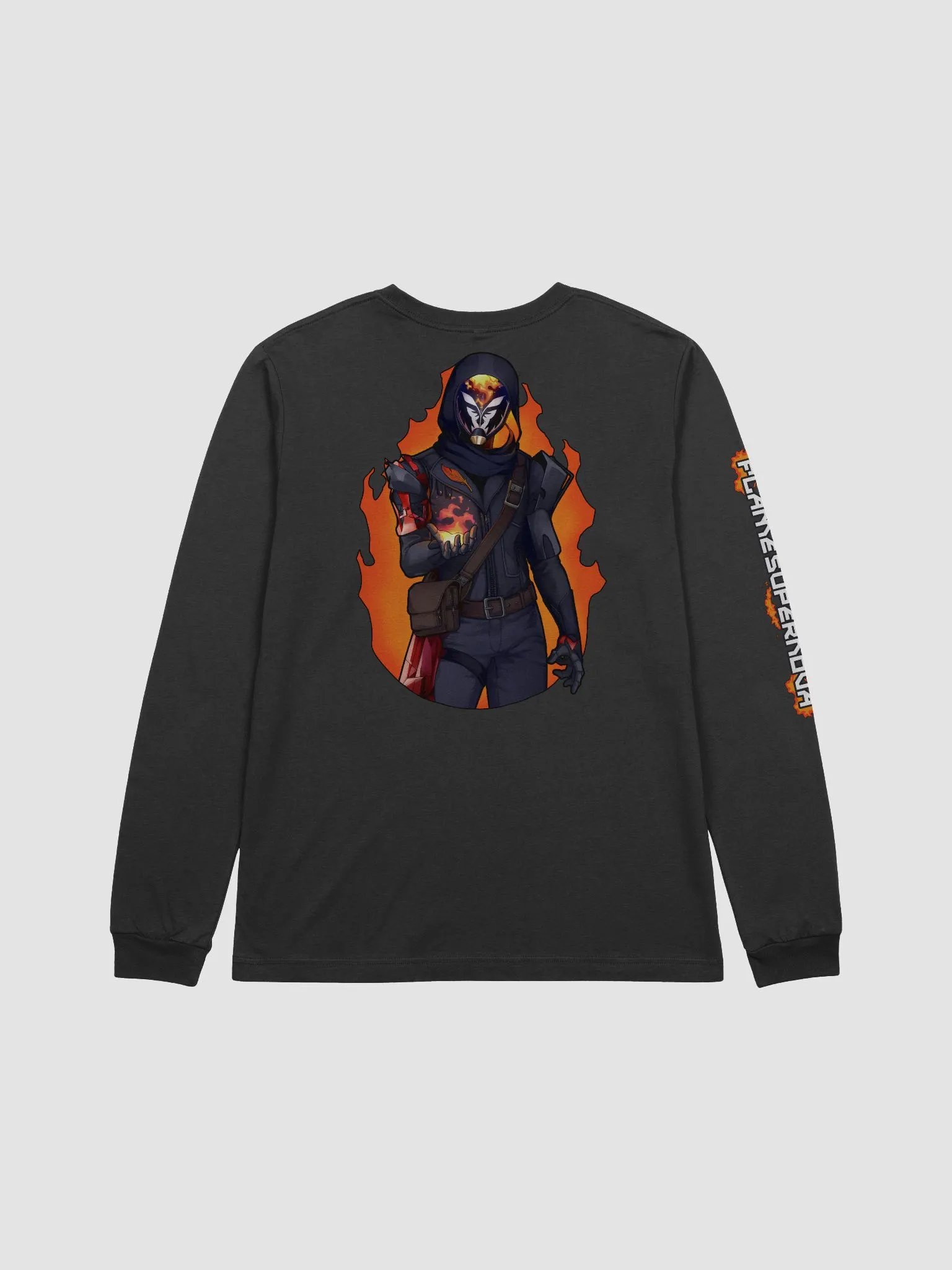 Mask Icon v2 (White) Bella+Canvas Long Sleeve T-Shirt product image (2)