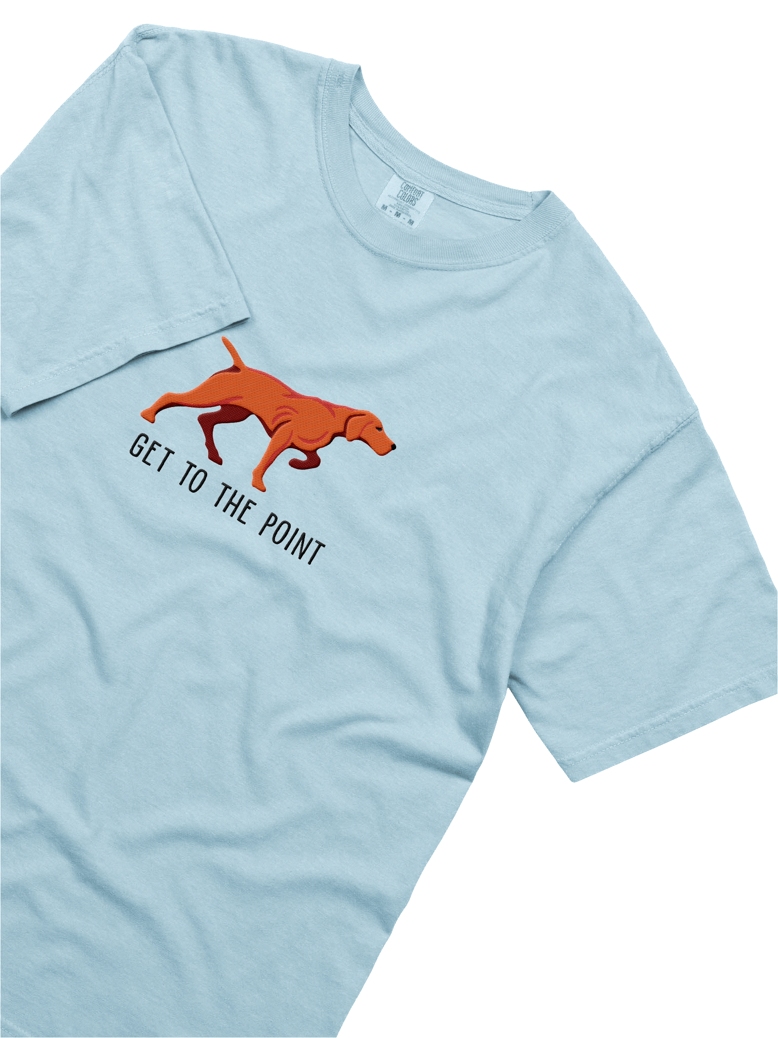 Get to the Point T-Shirt(Embroidered) of a Vizsla(Docked Tail) product image (55)
