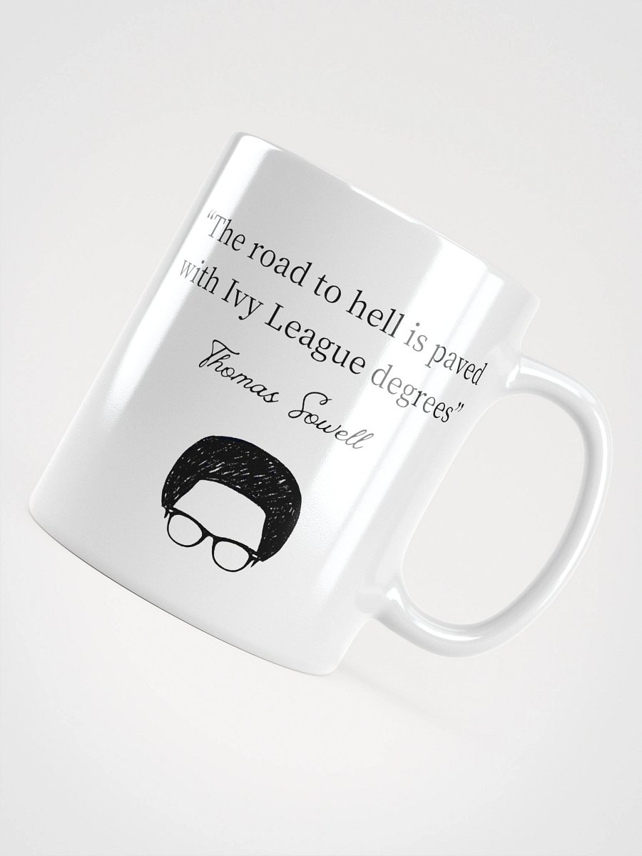 "The Road to Hell" — Thomas Sowell Quote Mug product image (4)