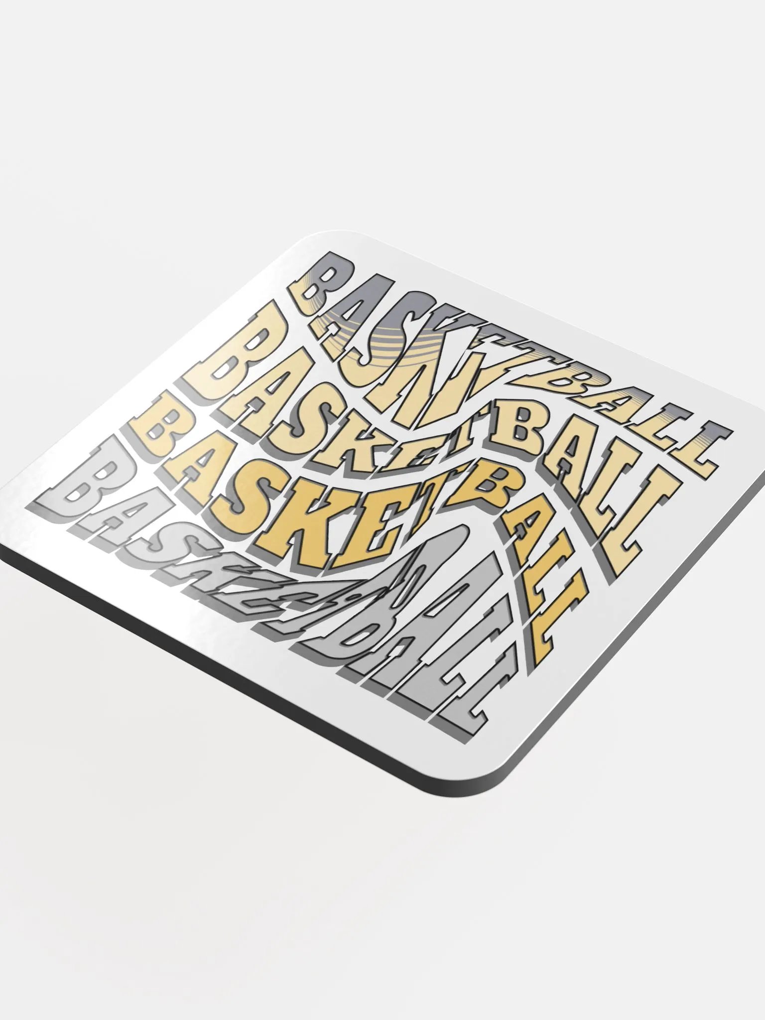 Mess Swirl Basketball Dynamic Coaster product image (4)