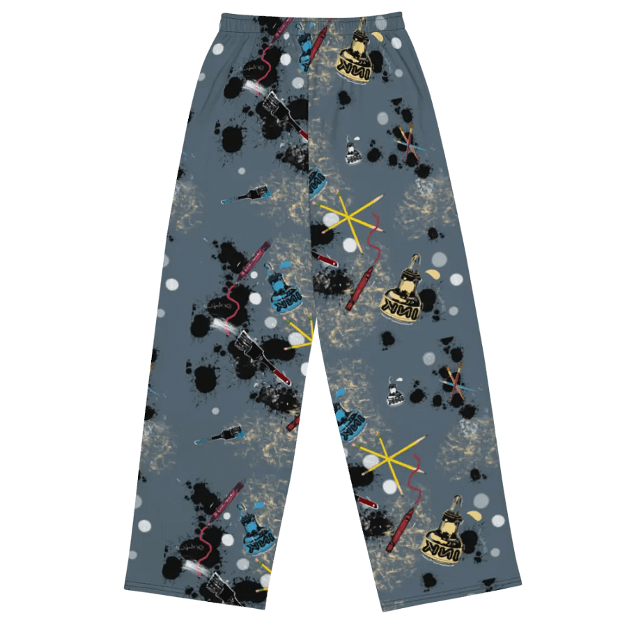 SplatterWear #6 Wide Unisex Pants/Steel product image (2)