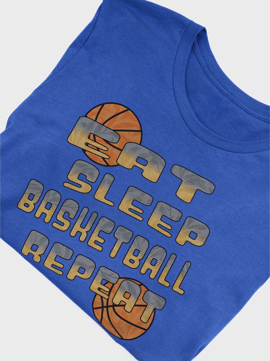 Eat Sleep Basketball Repeat Baller Routine Graphic Tee product image (38)