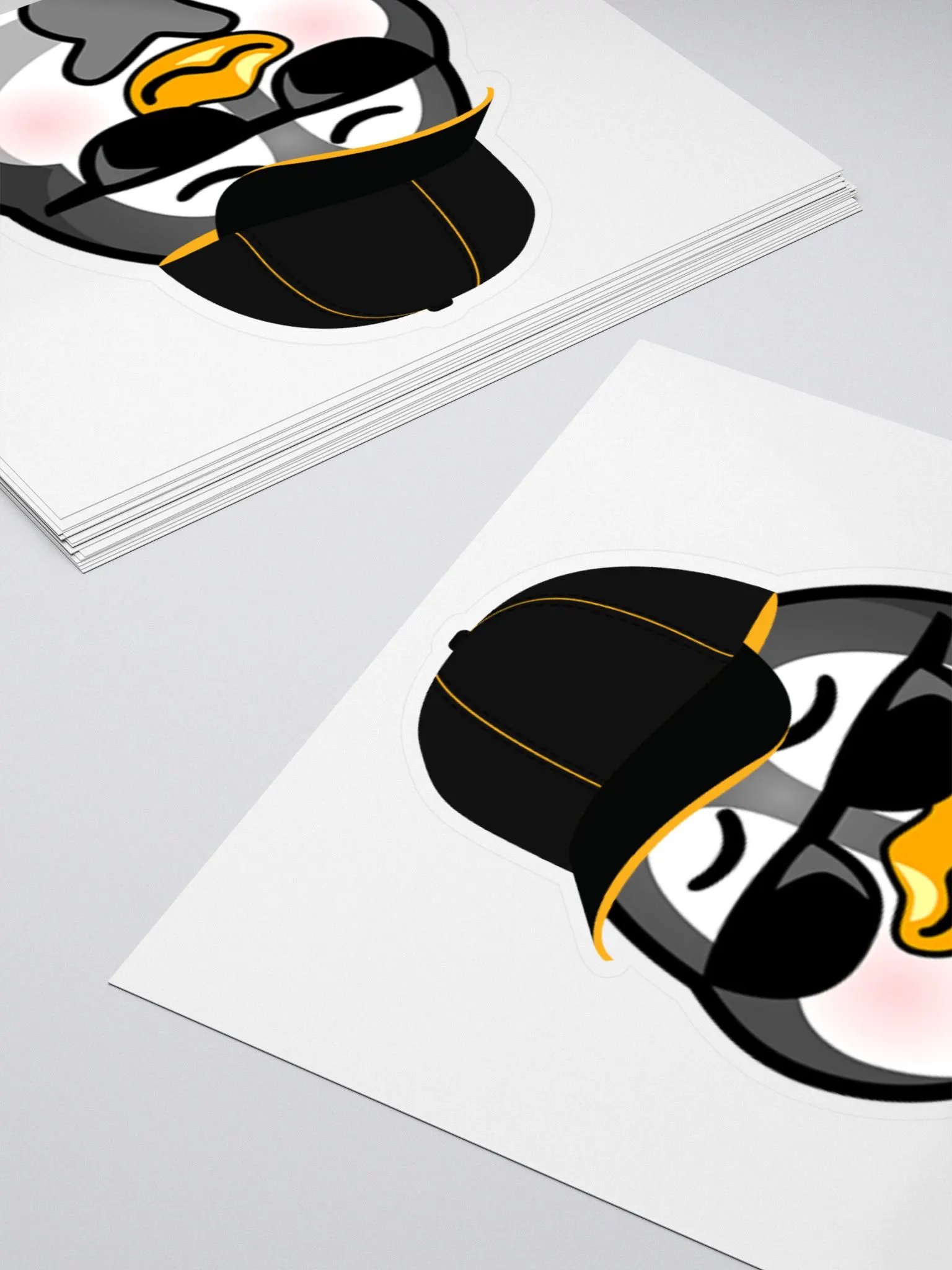SnowTuxGiven Kiss Cut Stickers product image (4)