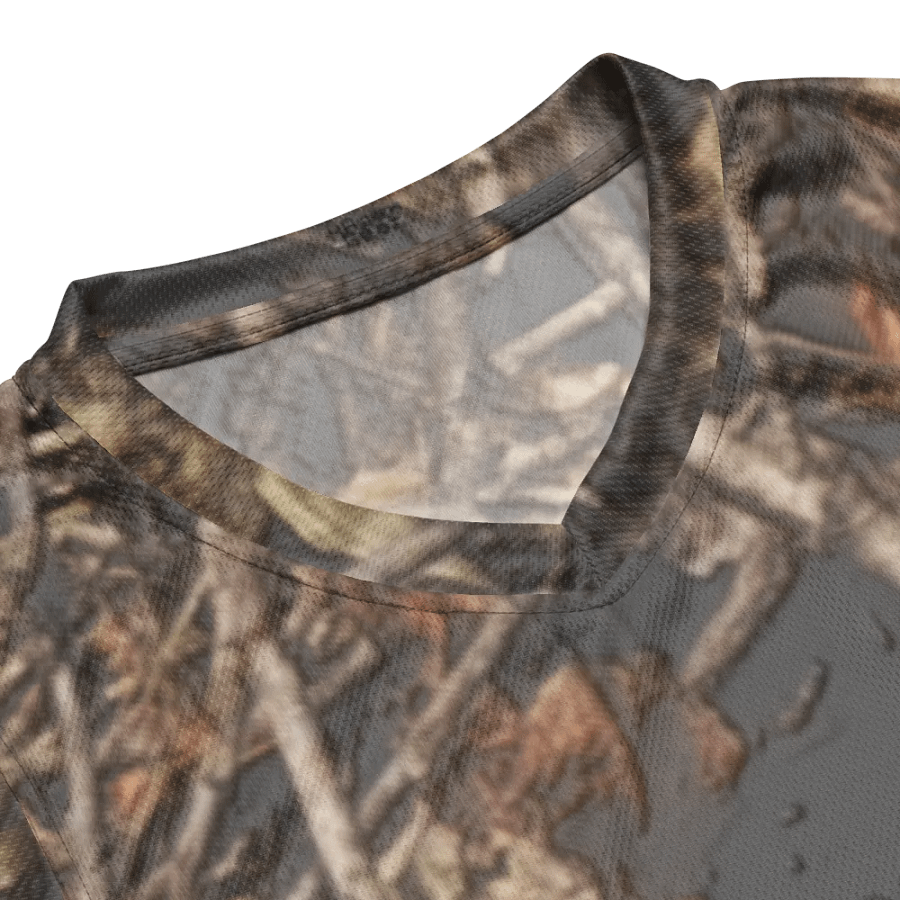 Recycled Unisex Basketball Jersey - Dead Split - It Happennnns Camo product image (8)