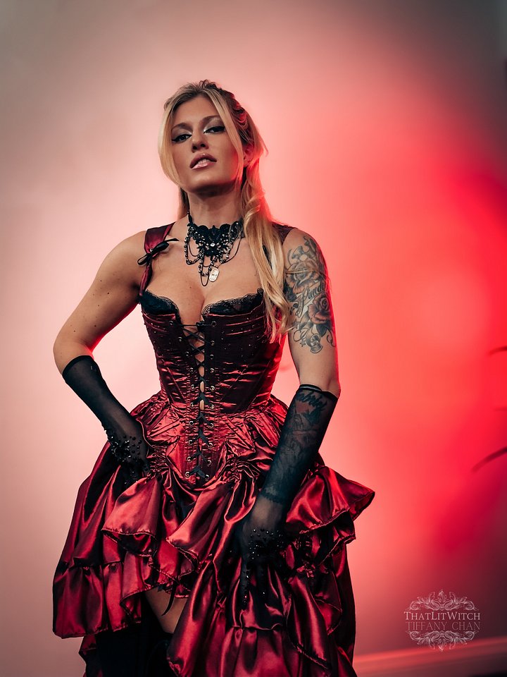 Crimson Vampire 3 Piece Gown - Made to Order product image (1)