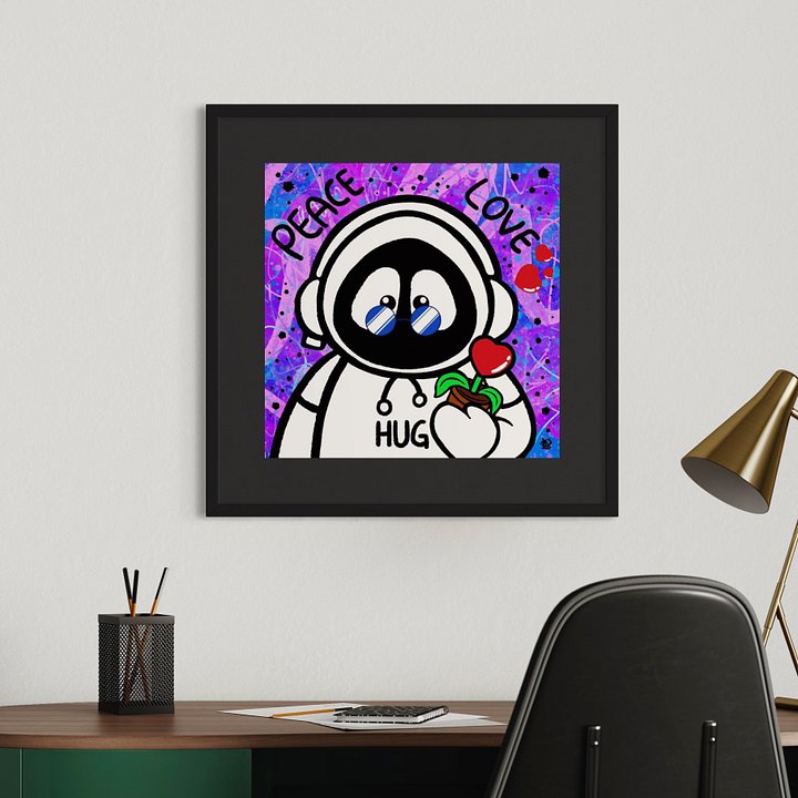 Hoodie Boy - Peace Love Hug (Limited Edition Print) product image (2)