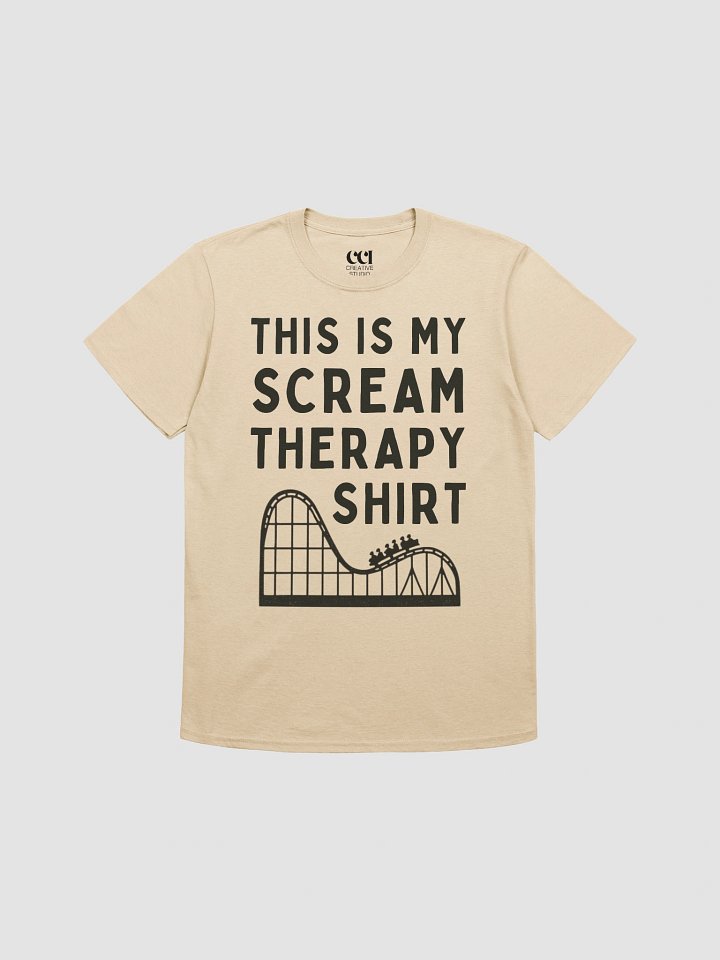 Scream Therapy – Funny Roller Coaster Design for Theme Park Fans product image (1)