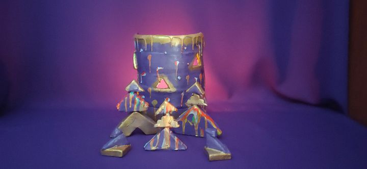 Pop Arte em presépio, Sagrada Família minimalista, decoração de natal product image (1)