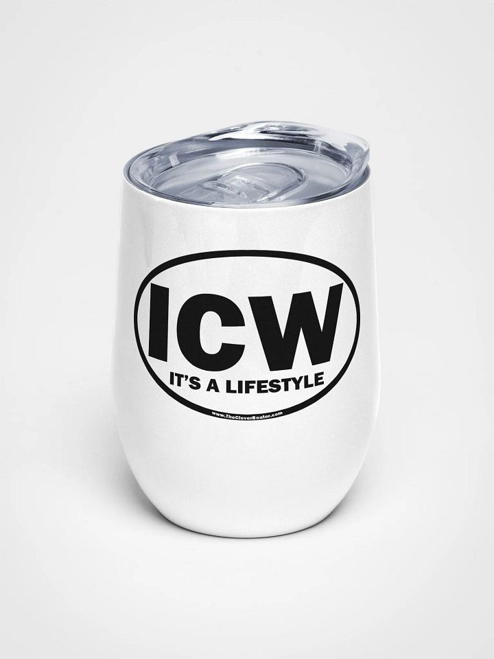ICW - It's A Lifestyle - Wine Tumbler - Insulated Stainless Steel product image (1)