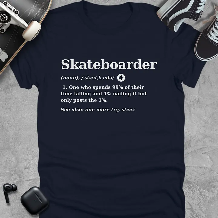 Skateboarder Definition, Funny Skate T-Shirt Unisex product image (3)