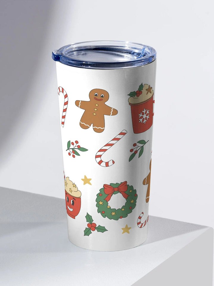 Festive Holiday Stainless Steel Tumbler product image (2)