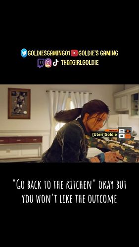 Get out of my kitchen! 

#girlgamer #girlswhogame #streamer #youtubepartner #twitchpartner #epicambassador #fps #cod #blackop...