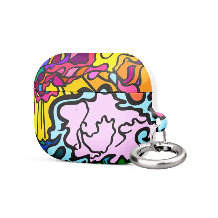 Energizing Swirls All-Over AirPods® Case – Wave at Sunset product image (2)