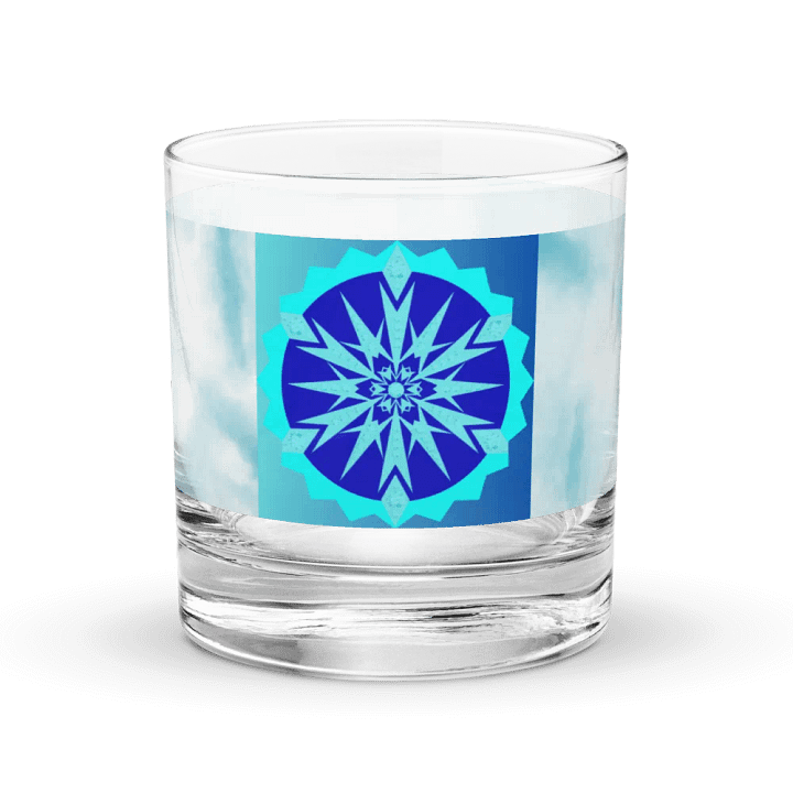 snowflake Rocks Glass product image (1)
