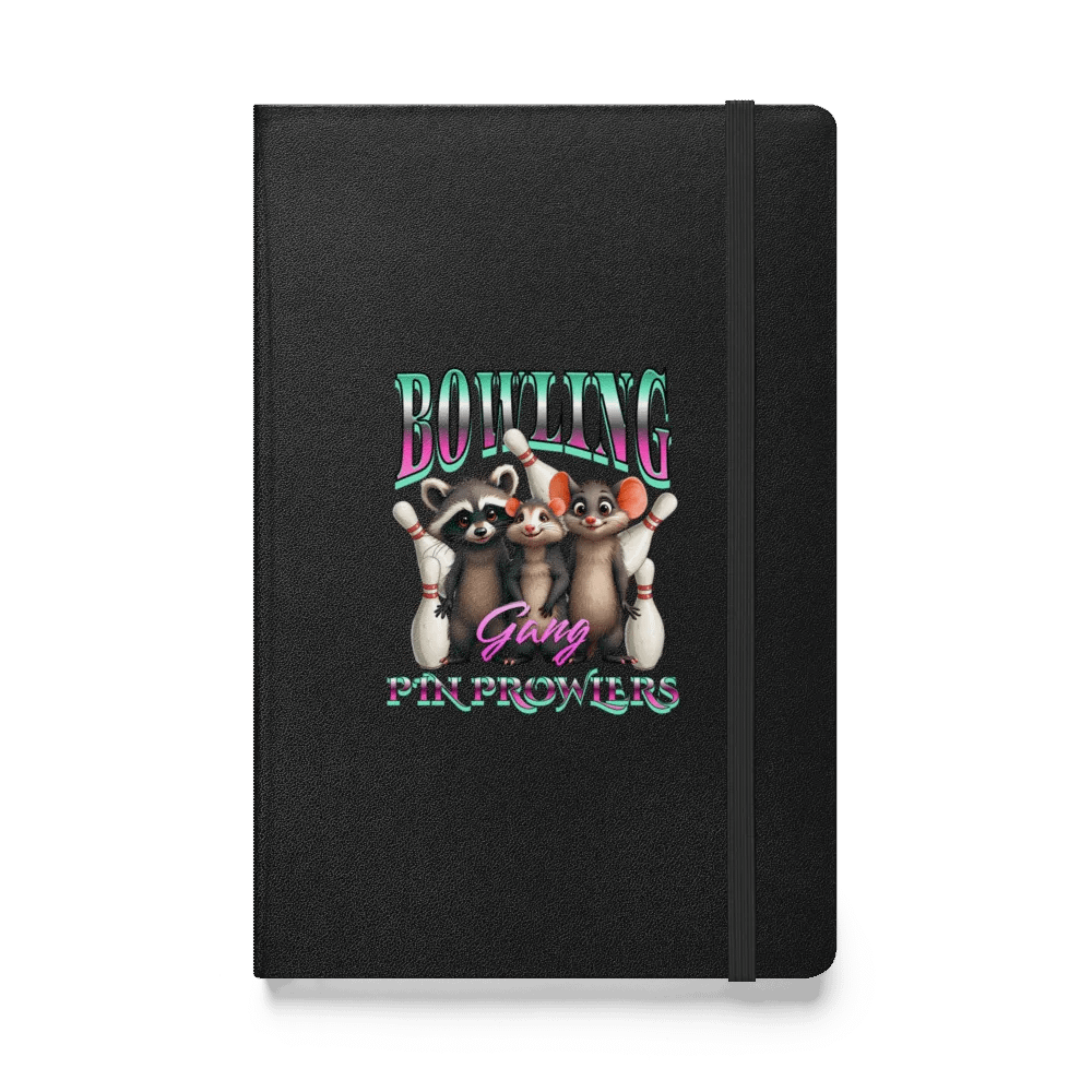 Bowling Gang Pin Prowlers Raccoon Hardcover Notebook product image (1)
