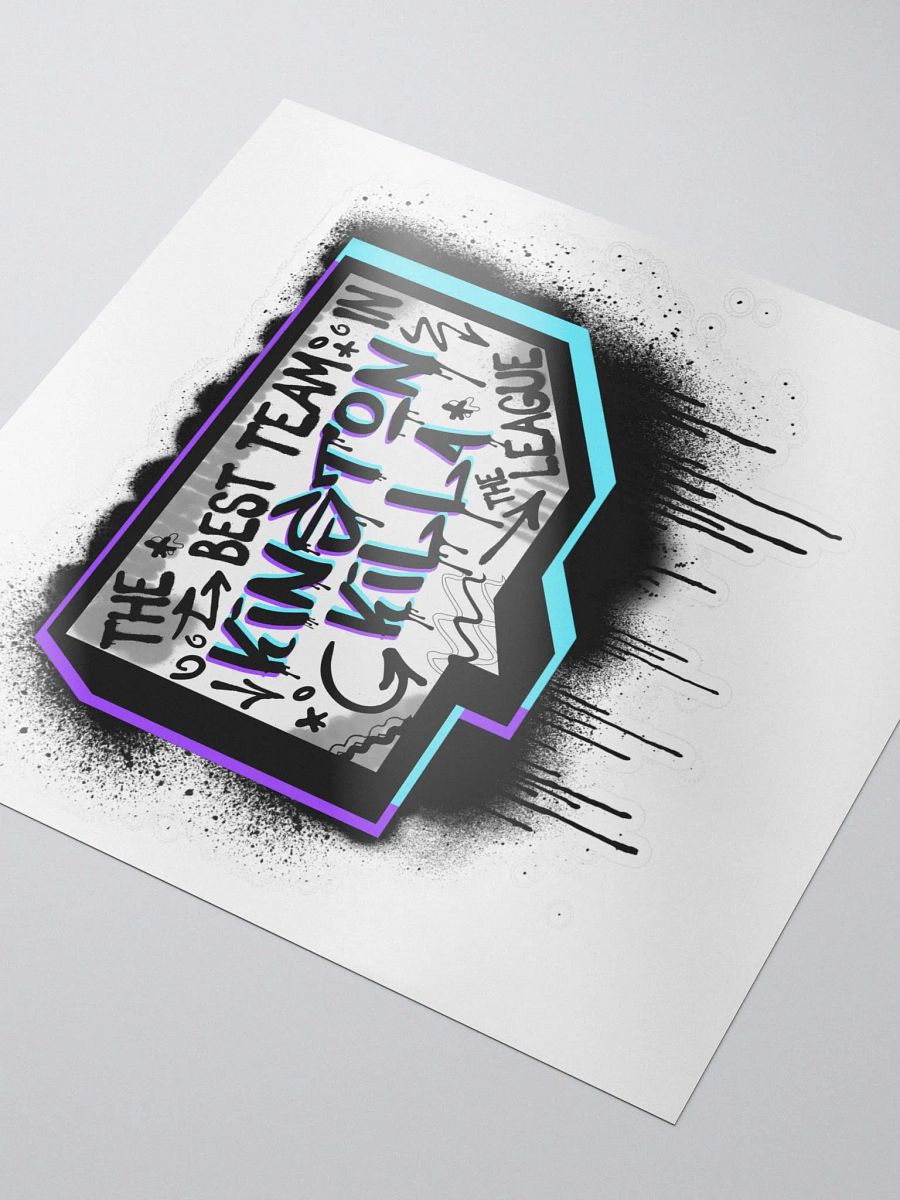 Best Team in the League (Kiss cut stickers) product image (3)