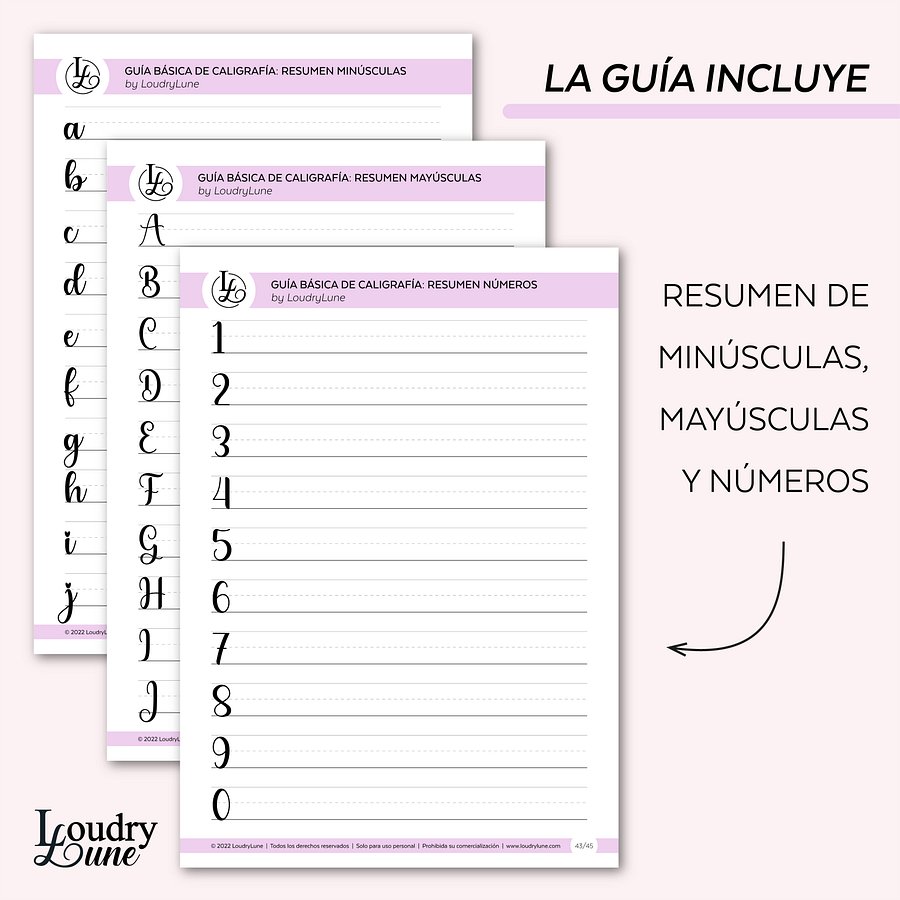 Guía Básica de Caligrafía para Rotuladores Chicos product image (5)
