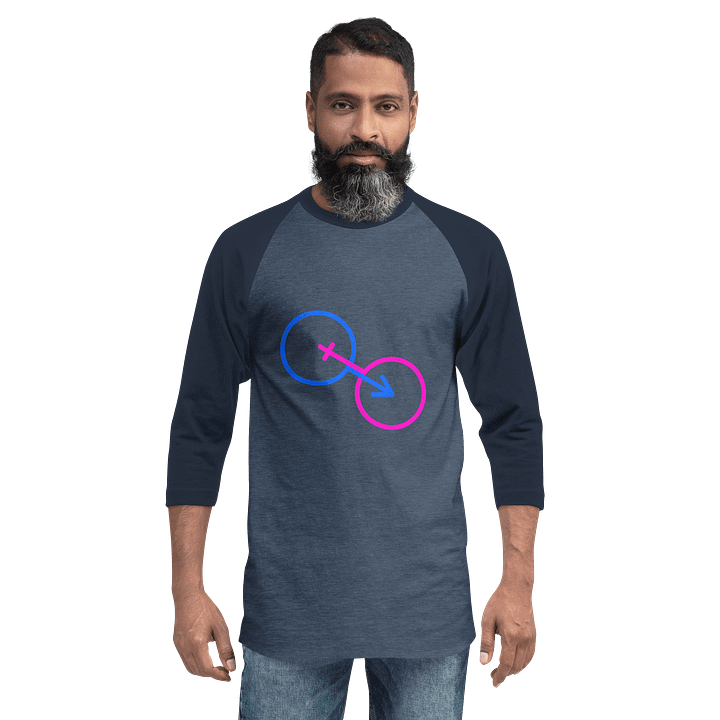 Interconnected Male & Female Raglan Tee product image (2)