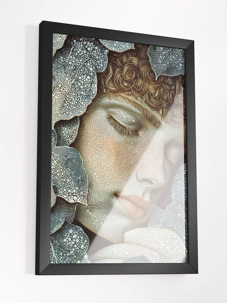 Dreaming Among Leaves: Fantasy Poster of a Tranquil Forest Fairy product image (3)