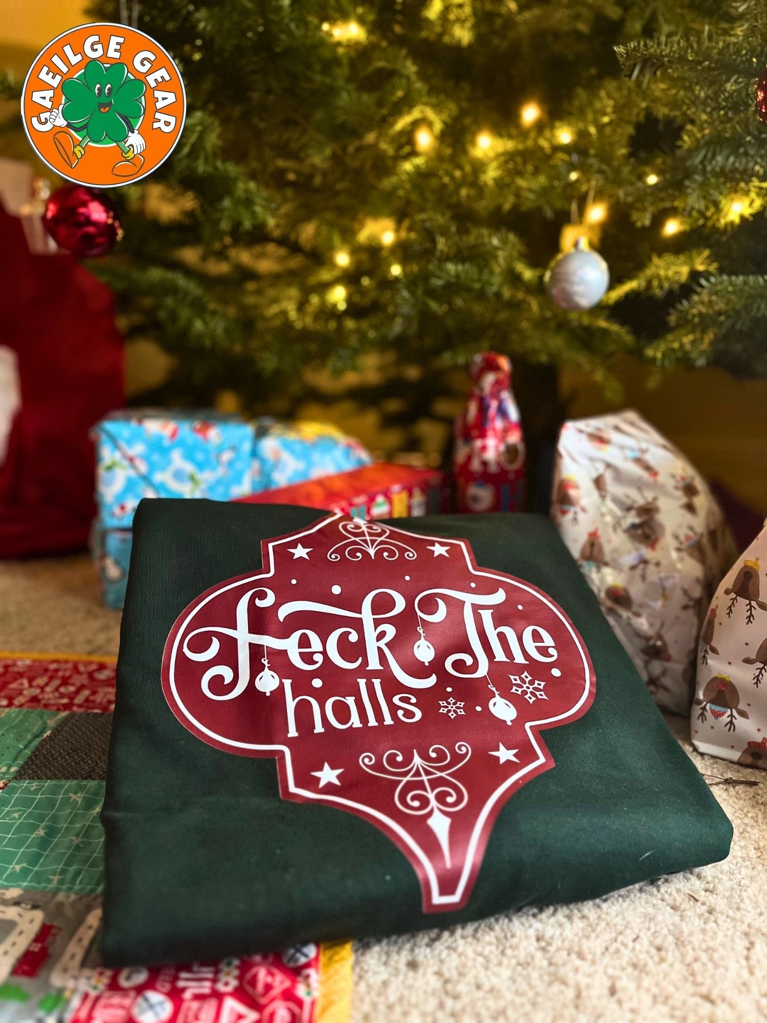Feck The Halls - Irish Christmas Geansaí | Classic Crewneck product image (3)